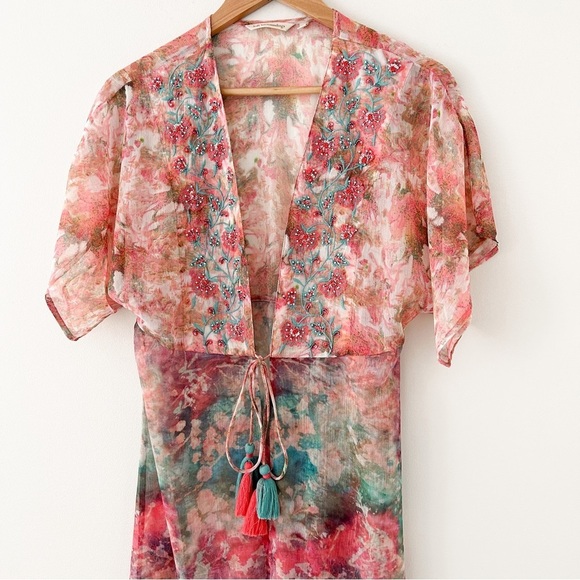 Soft Surroundings Women's Primavera Topper Fringe - Picture 3 of 8